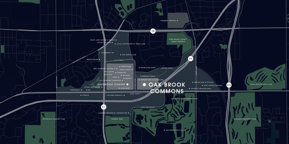 Regional Map | Oak Brook Commons